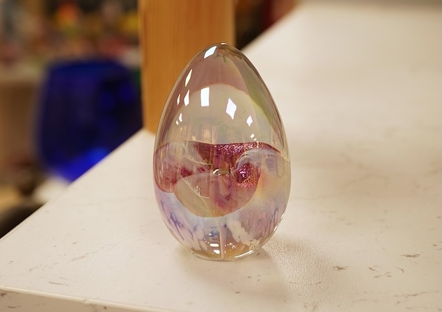 Seventeen various paperweights, including Lalique and a signed Murano example, some boxed, largest 10cm high